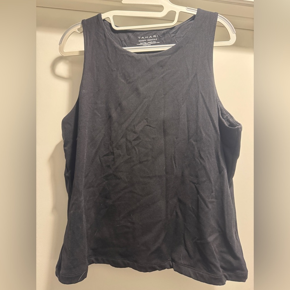 Tahari Black Women's Tank Top Sz XL - Picture 1 of 3